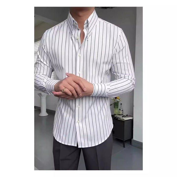 Righe Primavera™ - Camicia Uomo Casual