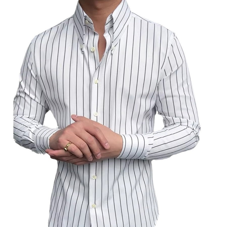 Righe Primavera™ - Camicia Uomo Casual