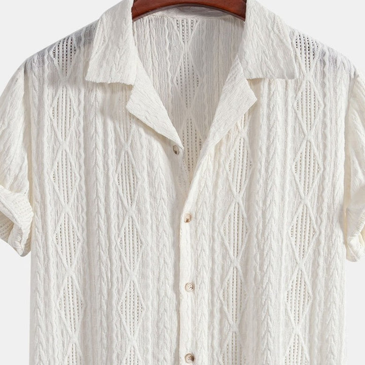 Pizzo Trasparente™ - Camicia Uomo Casual